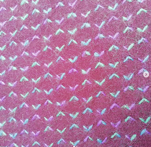 Janet textile pink wings