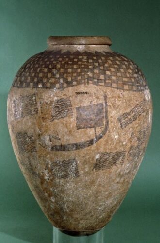 2 The Naqada II Jar, image copyright British Museum