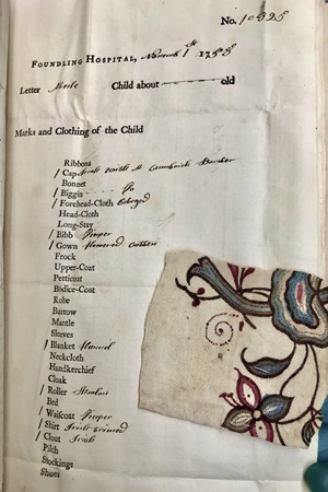 5 Polychrome Token and Clothes Received with Child 1758