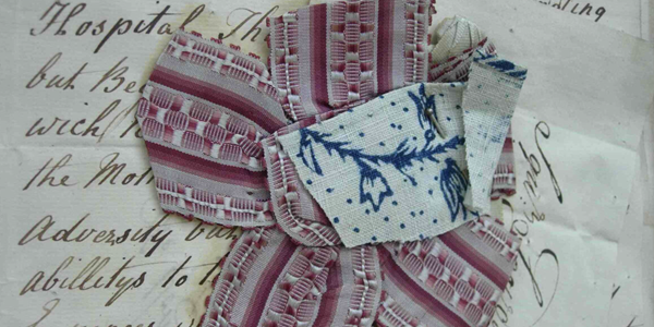 7 A Pink Rosette left with Founding 10096