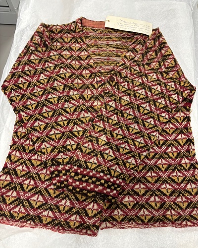 12 Fair Isle Knitted Cardigan 19th century National Museums of Scotland