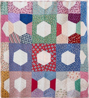 3 Quilt collected in Selsdon from the Anna Mansi Collection